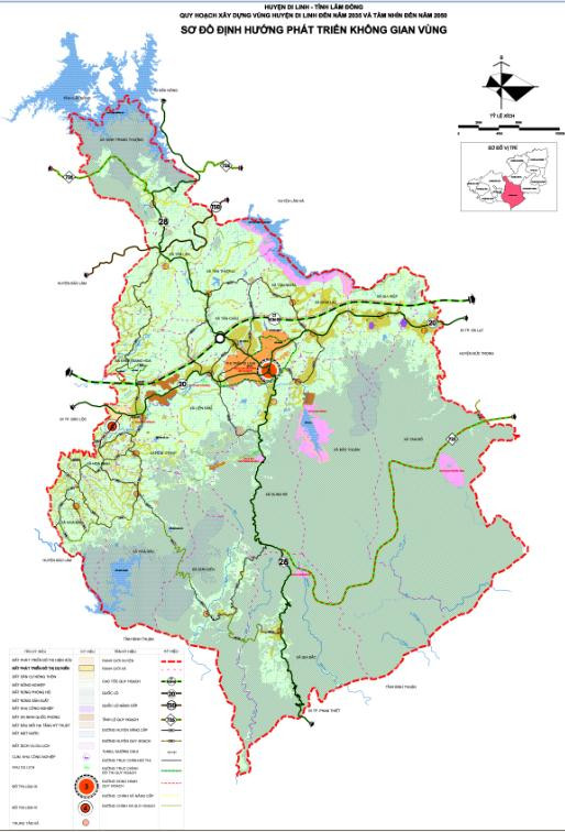 PLANNING OF DI LINH DISTRICT TO 2035 VISION TO 2050