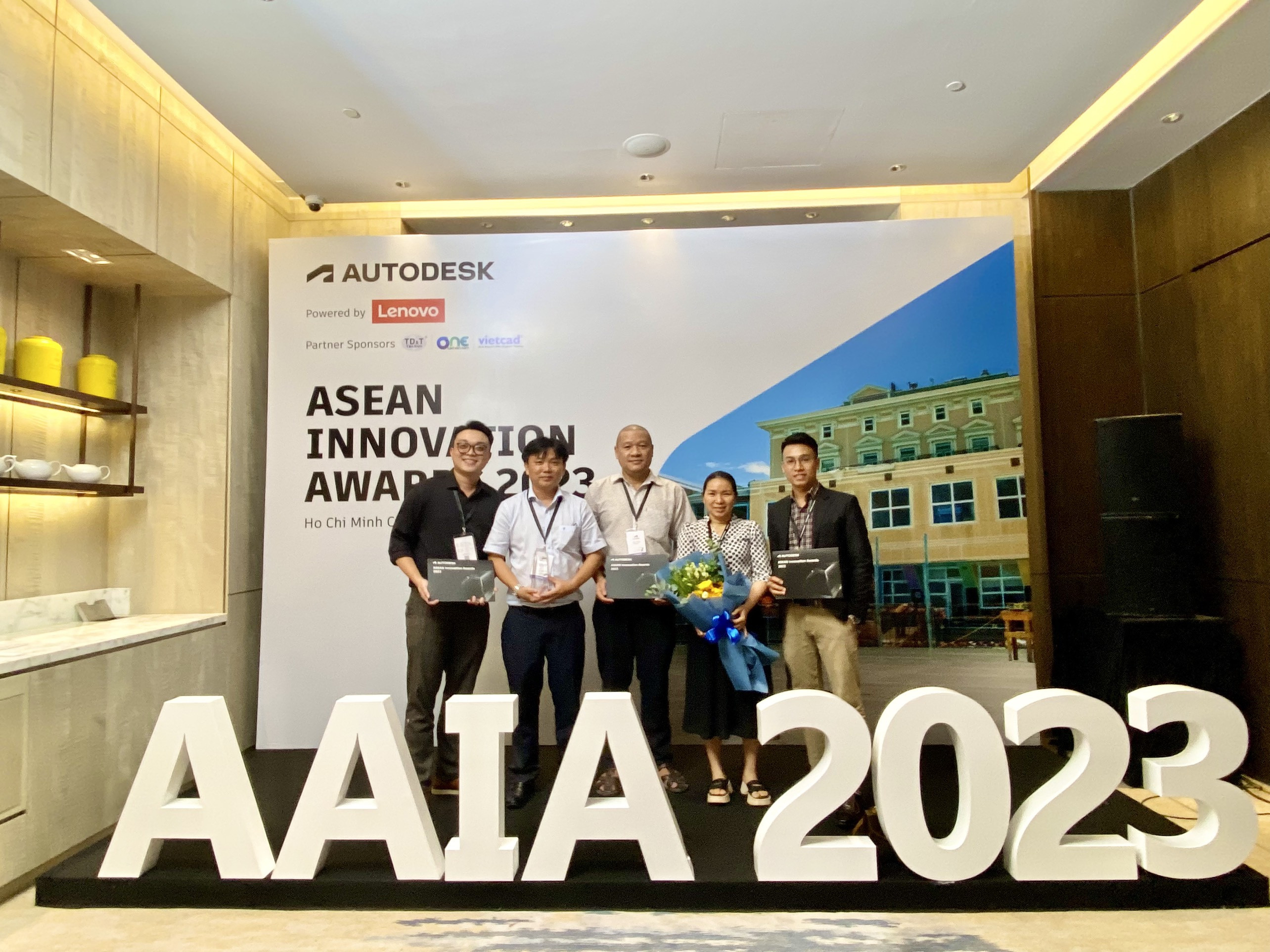 NAGECCO REACHED TOP 3 IN ASEAN INNOVATION AWARD 2023 ORGANIZED BY AUTODESK