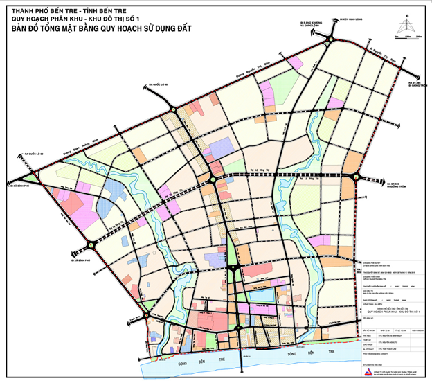 Quy hoạch phân khu tỷ lệ 1/2000 Đô thị Số 1 – Thành Phố Bến Tre, Tỉnh Bến Tre