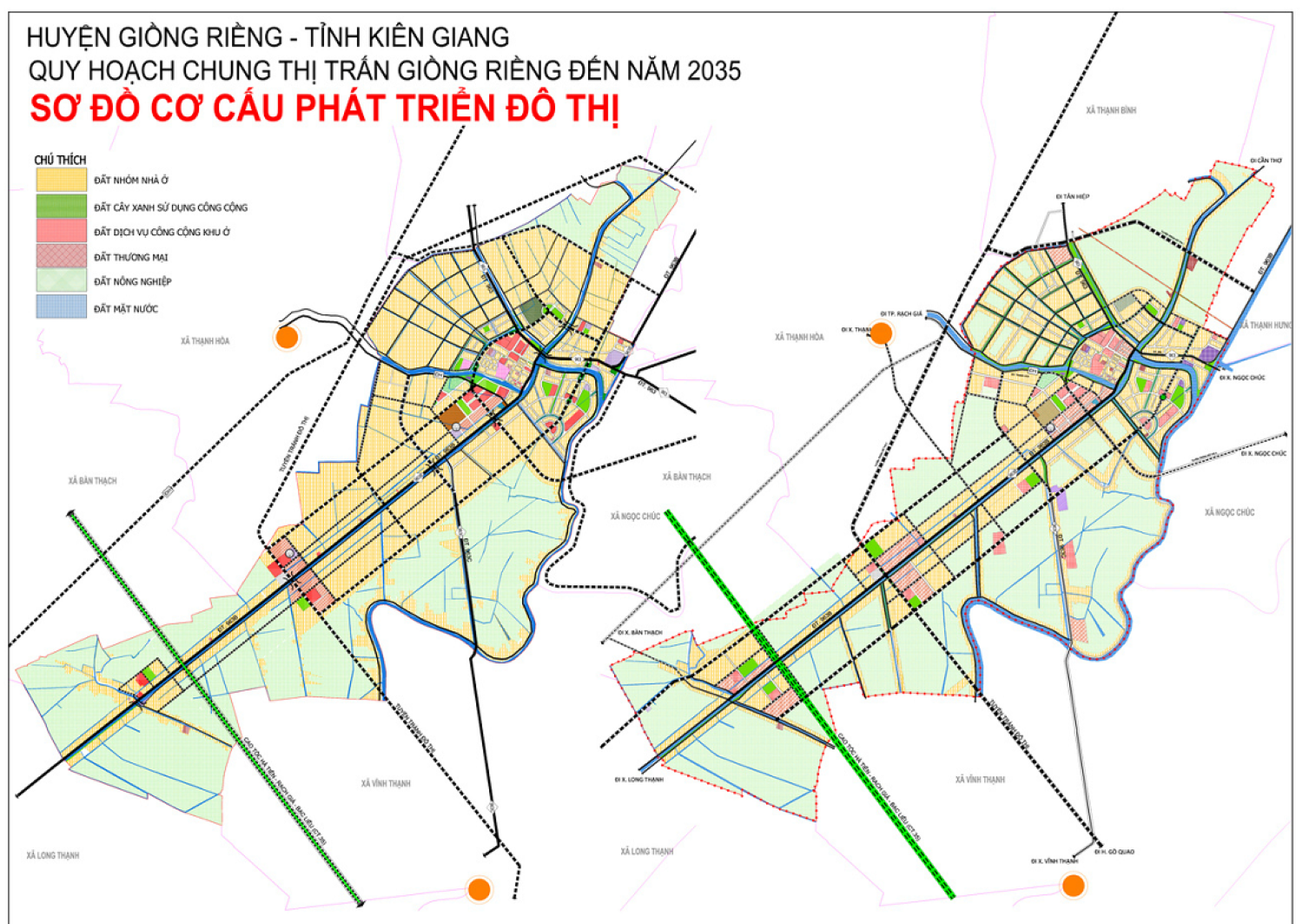 Quy Hoạch Chung Xây Dựng Thị Trấn Giồng Riềng, Huyện Giồng Riềng, Tỉnh Kiên Giang Đến Năm 2035