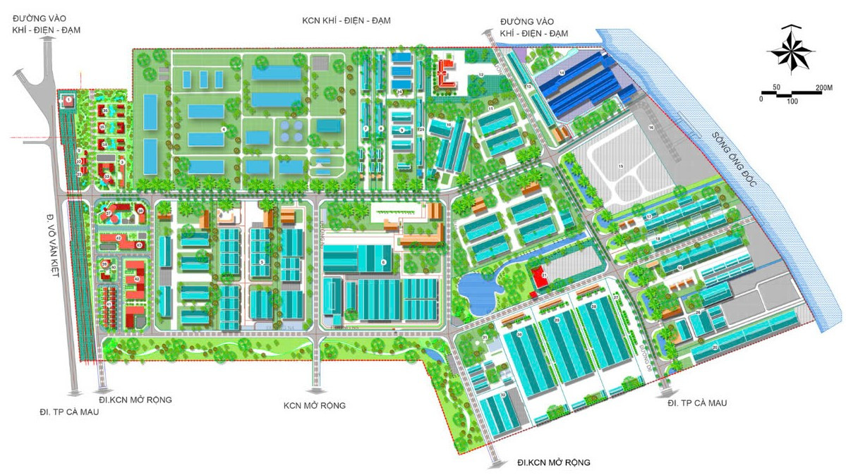 Quy Hoạch Phân Khu Khu Công Nghiệp Khánh An, Huyện U Minh, Tỉnh Cà Mau