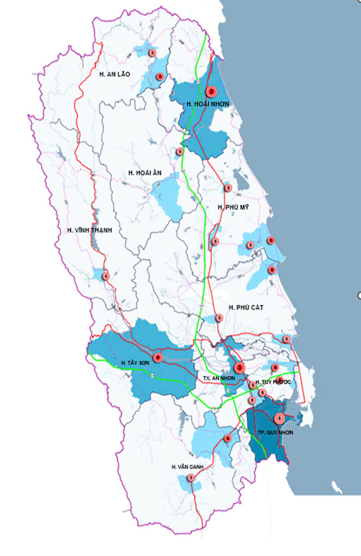 Lập chương trình phát triển đô thị tỉnh Bình Định giai đoạn 2016-2025 và giai đoạn 2025 – 2035