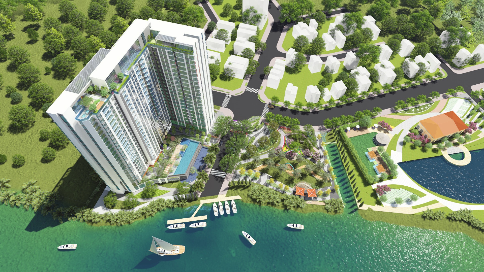 Chung cư cao tầng ký hiệu lô CT (THU THIEM DRAGON CONDOMINIUM)