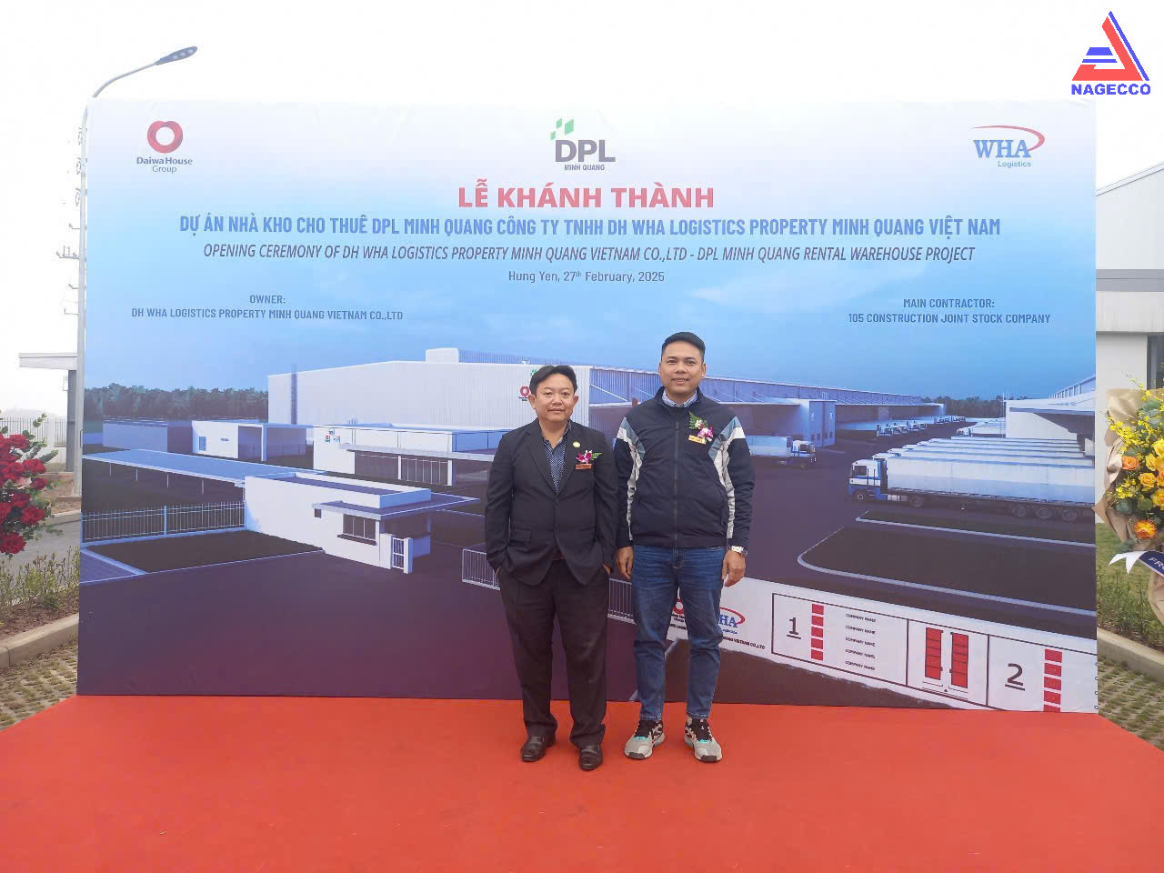 Lễ Khánh thành Dự án Nhà kho cho thuê DPL Minh Quang Công ty TNHH DH WHA Logistics Property Minh Quang Việt Nam