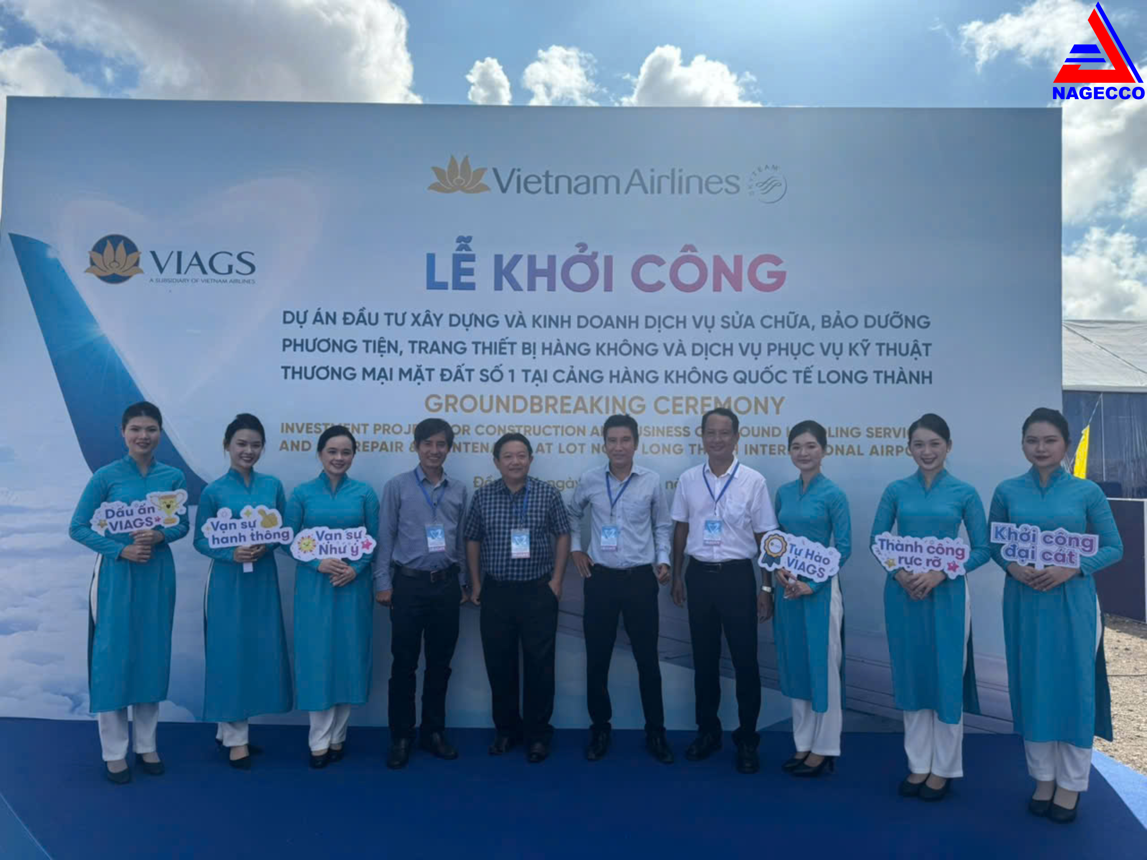 Lễ khởi công Dự án Đầu tư xây dựng và kinh doanh dịch vụ sửa chữa, bảo dưỡng phương tiện, trang thiết bị hàng không cùng dịch vụ phục vụ kỹ thuật thương mại mặt đất số