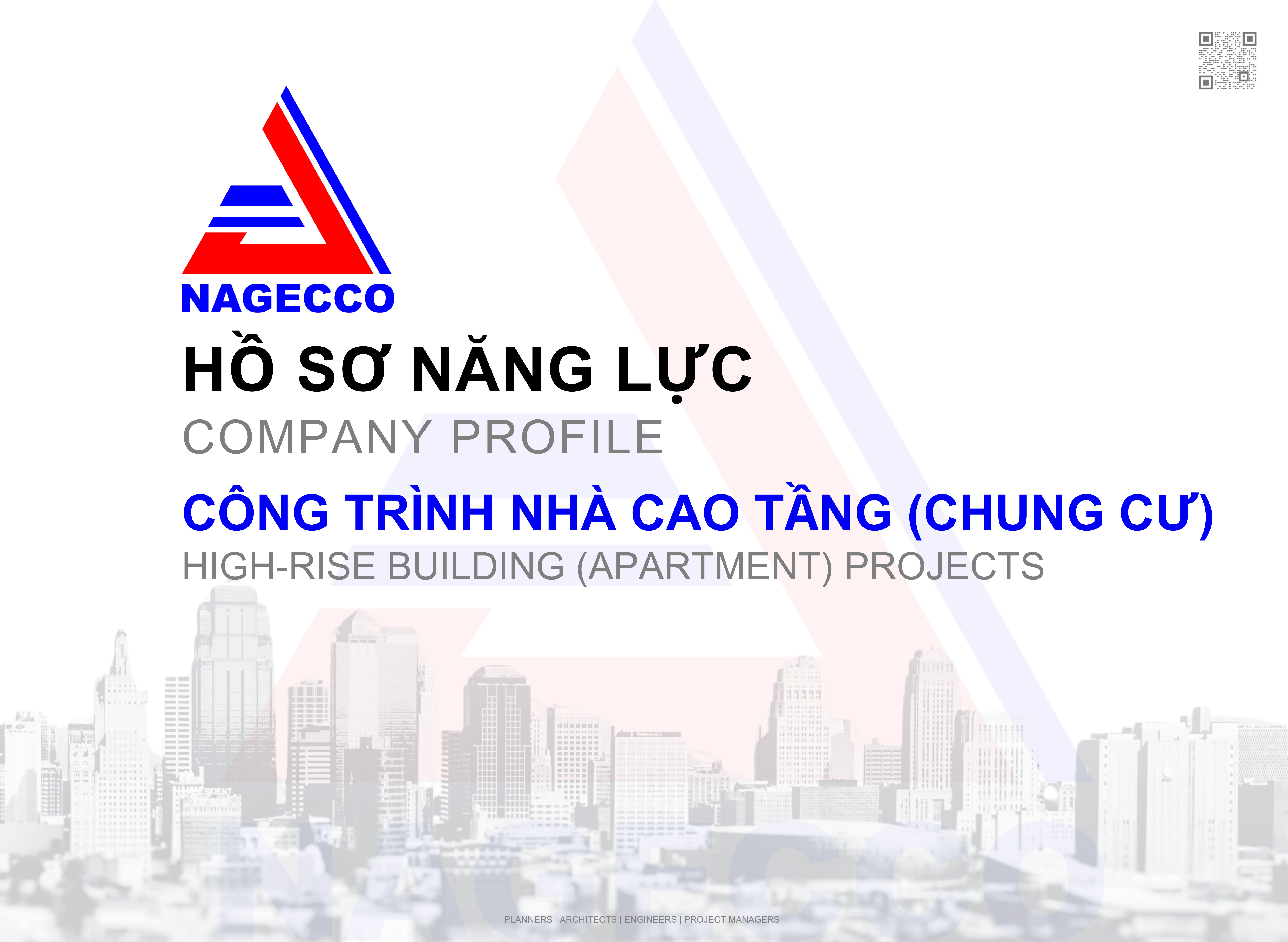 HỒ SƠ NĂNG LỰC CÔNG TRÌNH NHÀ Ở CAO TẦNG (CHUNG CƯ) - NAGECCO
