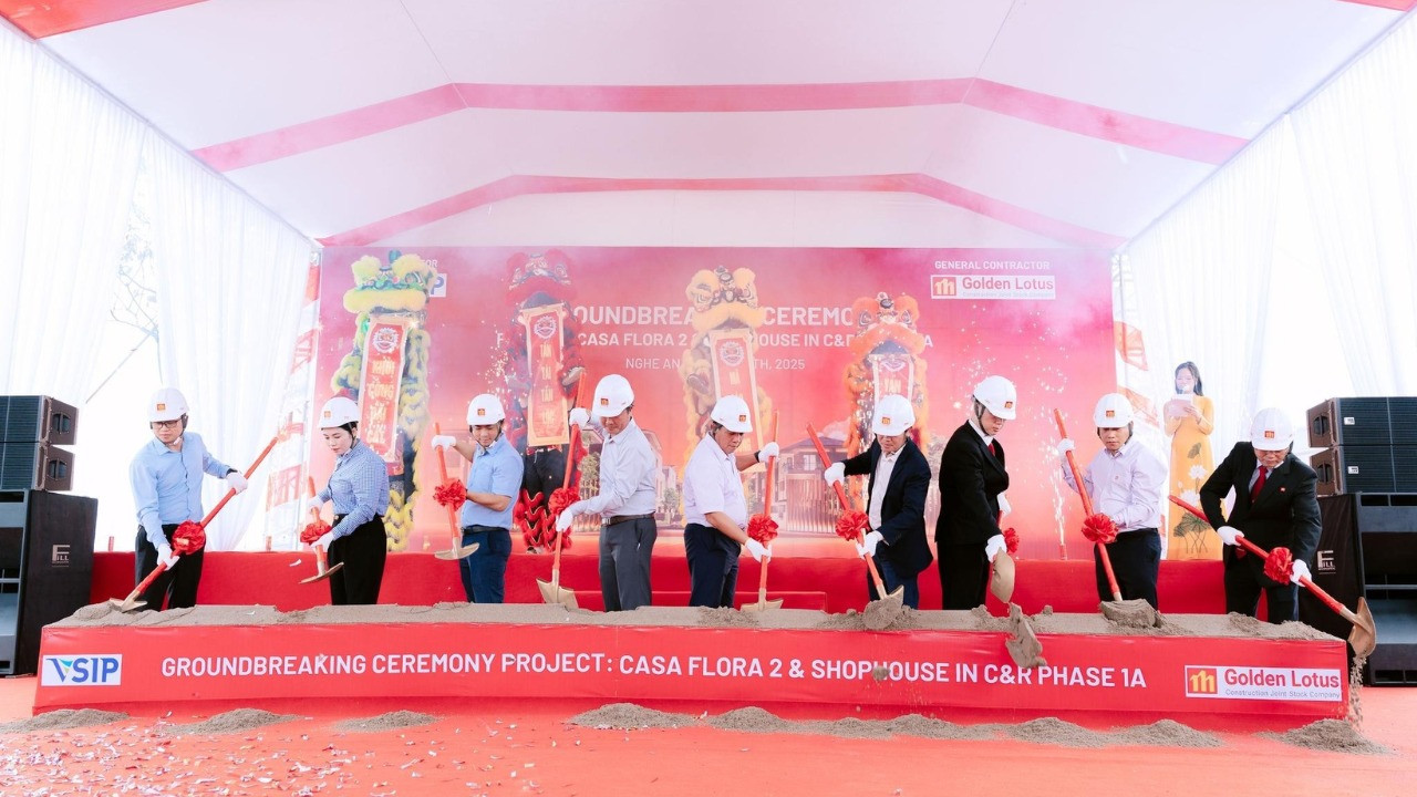LỄ KHỞI CÔNG DỰ ÁN CASA FLORA 2 - SHOPHOUSE C&R PHASE 1, CASA FLORA 3