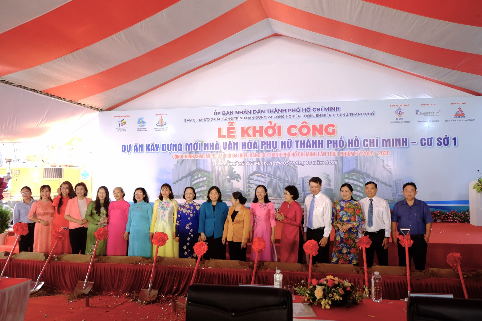 Lễ khởi công Dự án xây dựng mới Nhà Văn Hóa Phụ Nữ TP.HCM – Cơ sở 1