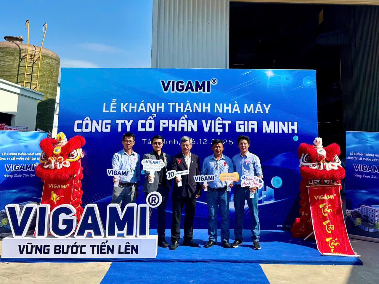 KHÁNH THÀNH NHÀ MÁY VIGAMI