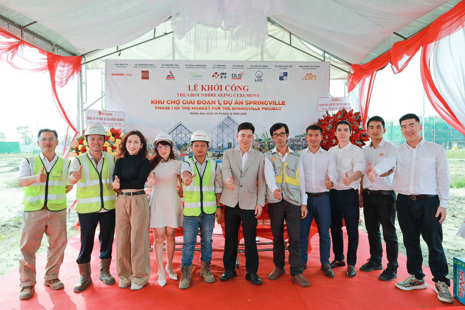 LỄ KHỞI CÔNG DỰ ÁN SPRING VILLE (GIAI ĐOẠN 1 - KHU CHỢ)