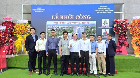 LỄ KHỞI CÔNG DỰ ÁN TRUNG TÂM LƯU TRỮ THÀNH PHỐ (GIAI ĐOẠN 2)