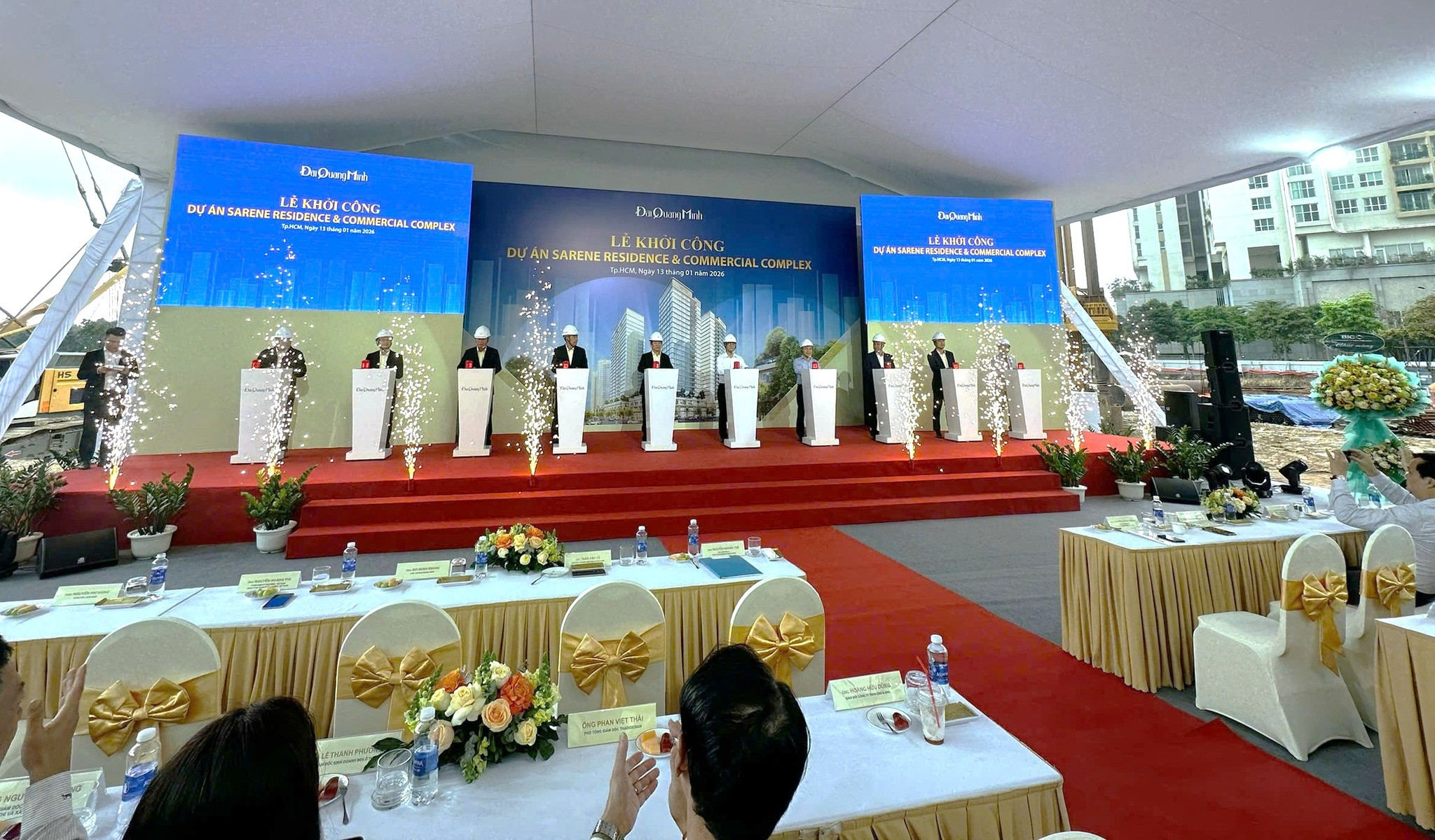 LỄ KHỞI CÔNG DỰ ÁN CHUNG CƯ PHỨC HỢP LÔ 6.8 (SARENE RESIDENCE & COMMERCIAL COMPLEX)