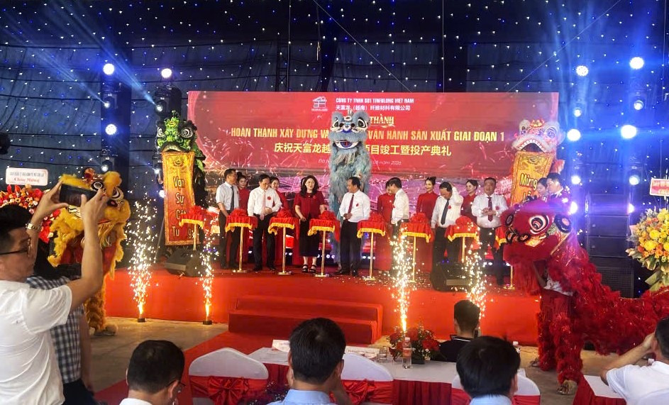 KHÁNH THÀNH GIAI ĐOẠN I – NHÀ MÁY SẢN XUẤT HẠT NHỰA PET CHIP VÀ SỢI POLYESTER