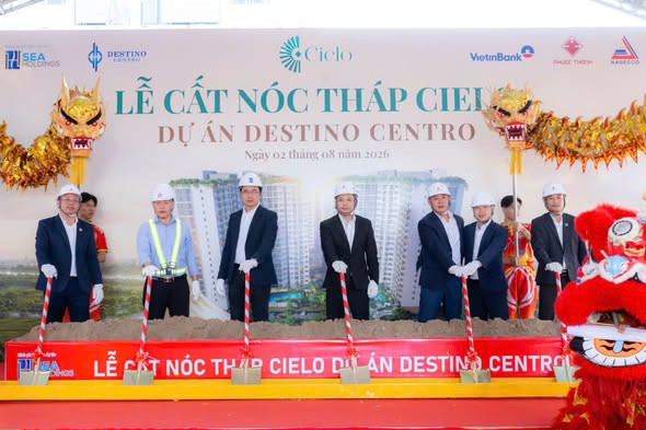 LỄ CẤT NÓC THÁP CIELO – DỰ ÁN DESTINO CENTRO